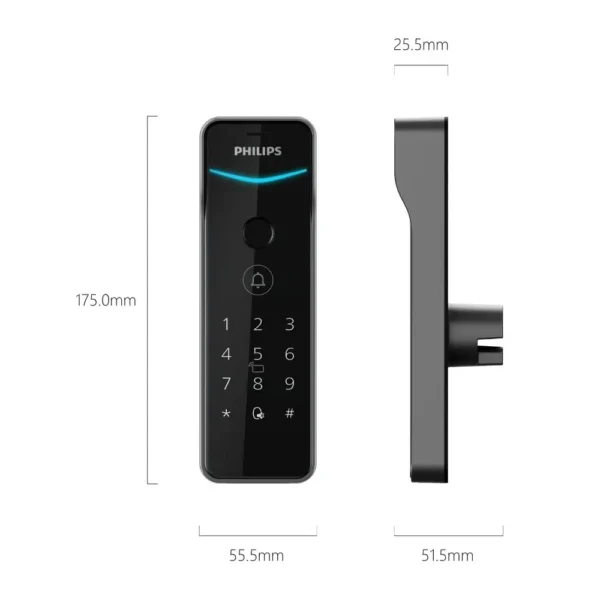 Philips Akıllı Kilit DDL505-5HBS - Görsel 2